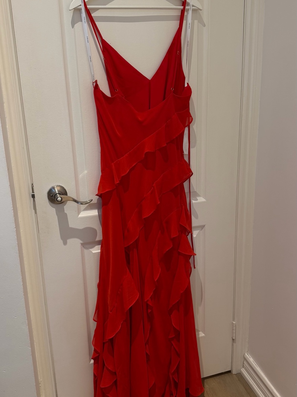 Ever New Red Ruffle Maxi Dress - Picture 2 of 5